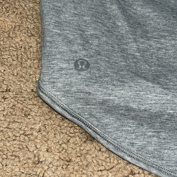 Lululemon Time Out Hoodie Heathered Bleached Coral / Heathered Medium Grey 6 - Picture 8 of 9